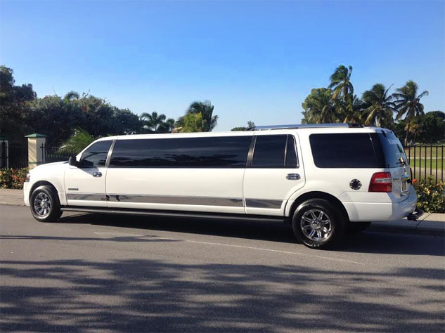 white-ford-wedding-limo